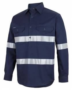 150G Closed Front Shirt with Reflective Tape